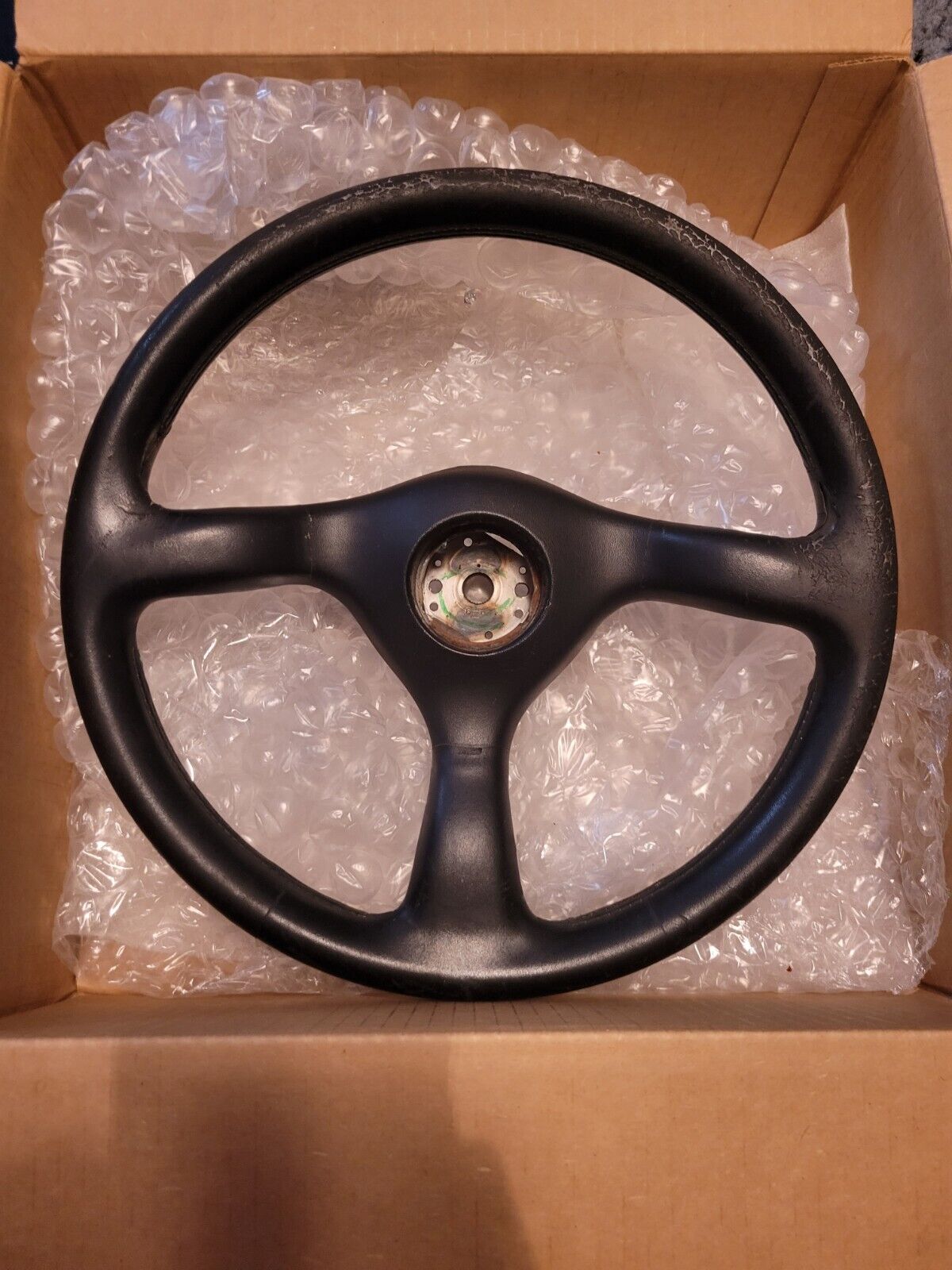 Nissan Skyline GTST leather steering wheel w/o horn button 