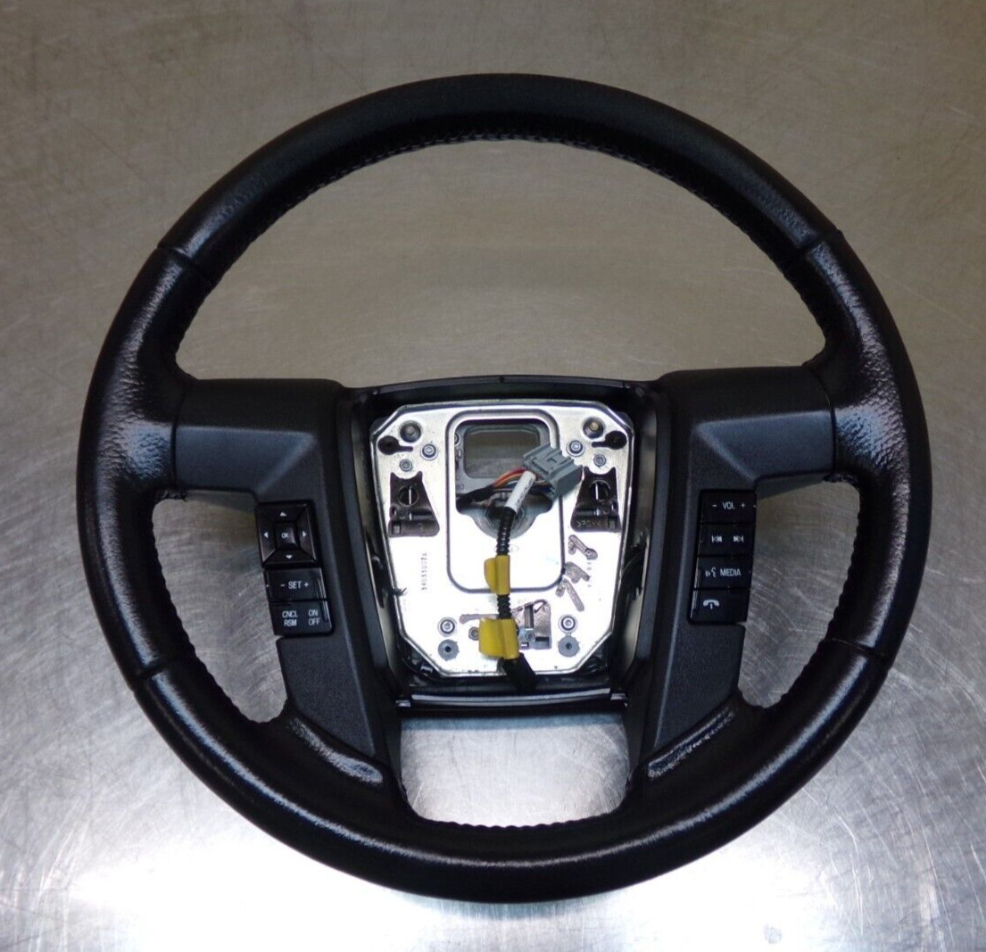 Ford F-150 Leather Steering Wheel  F150 09-14 Black Leather