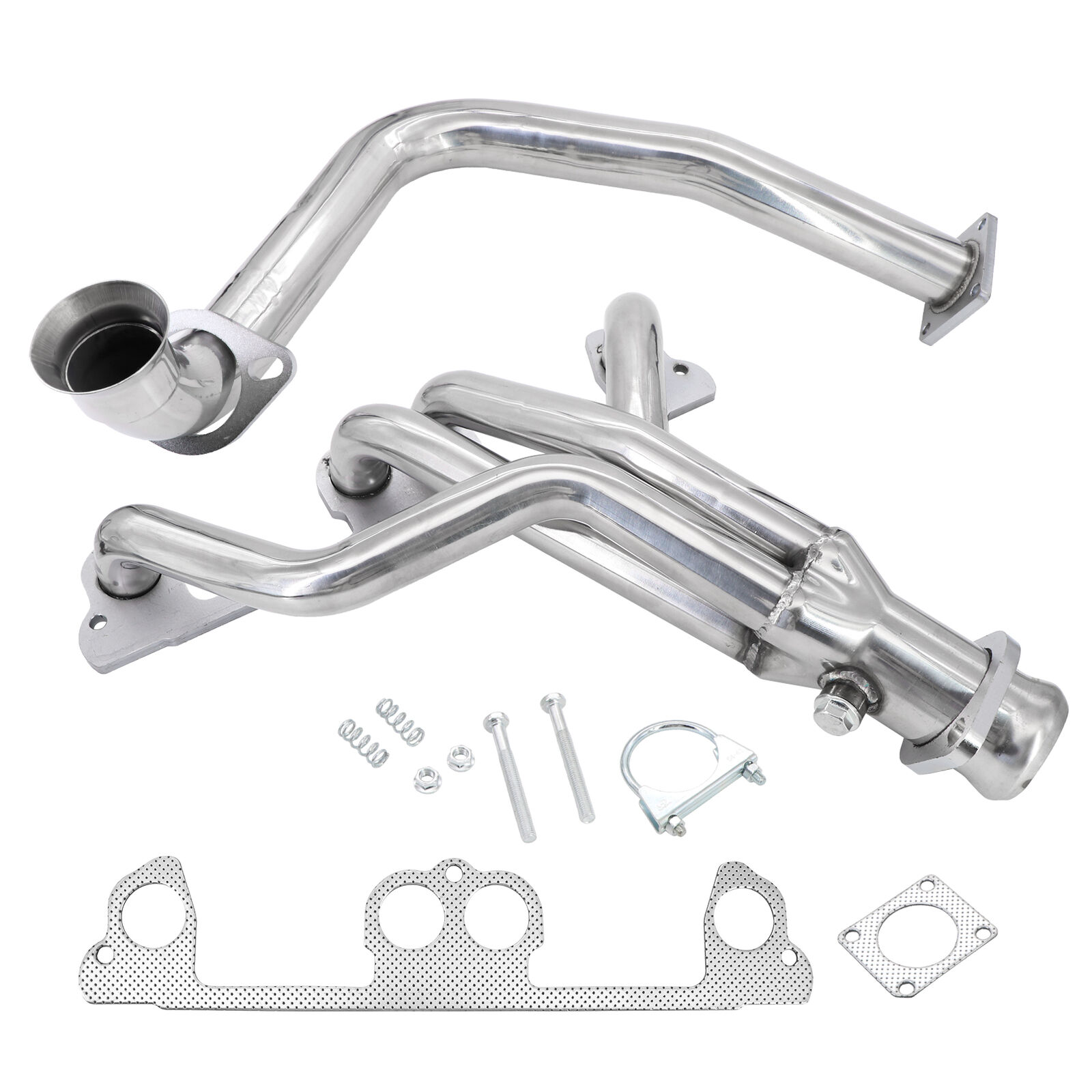 Stainless Steel Exhaust Header Manifold Fit for 1991-1995 2.5L Jeep Wrangler YJ