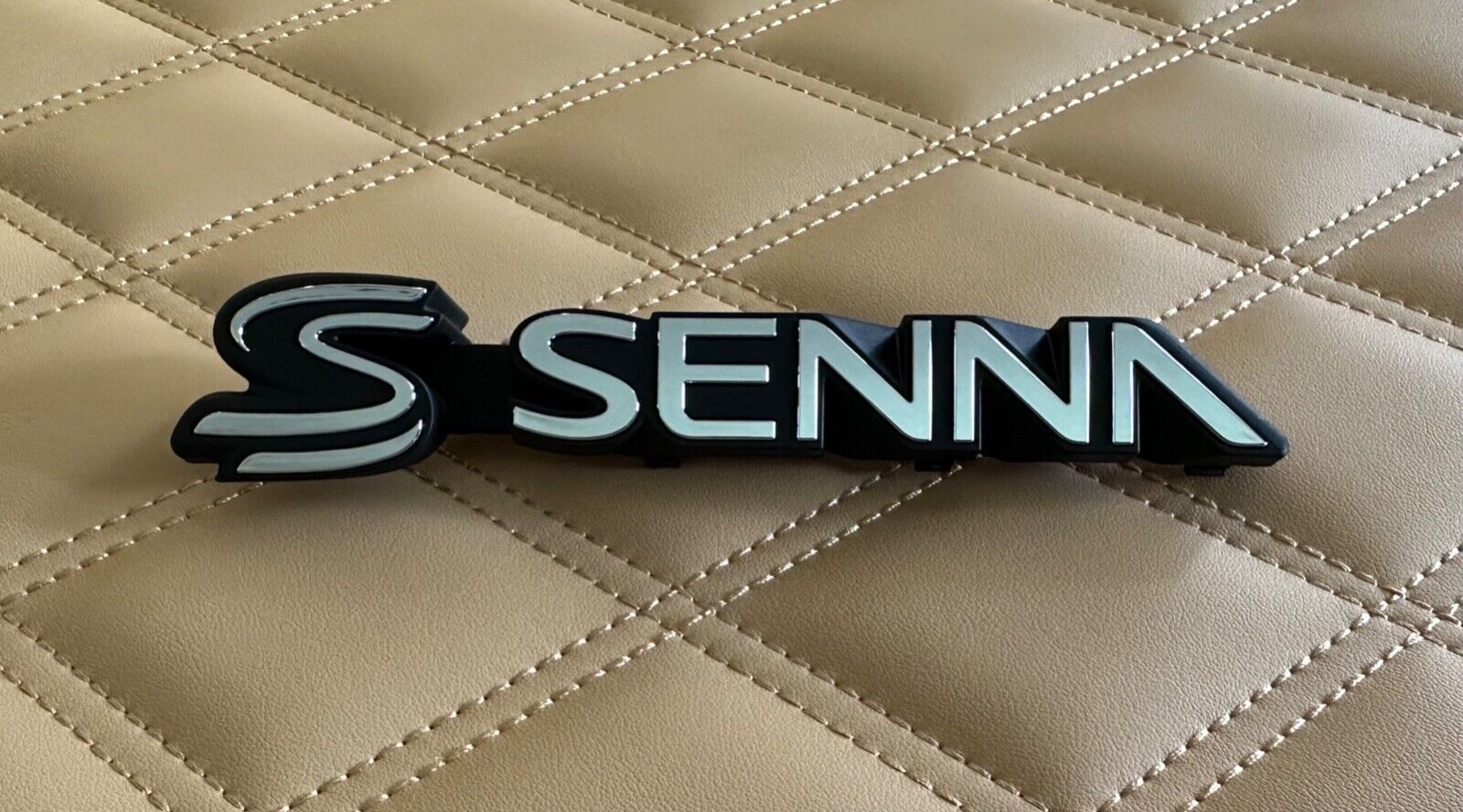 Genuine Mclaren Senna OEM Rear Emblem Badge RARE and Collectible