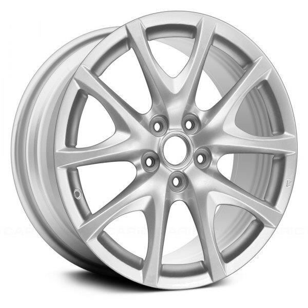 Wheel For 2008-2011 Mazda RX-8 18x8 Alloy 5 V Spoke 5-114.3mm Silver Offset 50mm