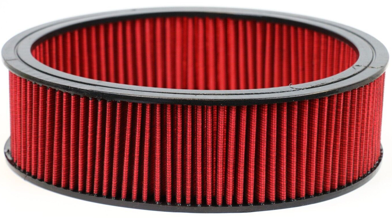 Red Washable Reusable Round Air Filter For Buick For Cadillac 1968-1995