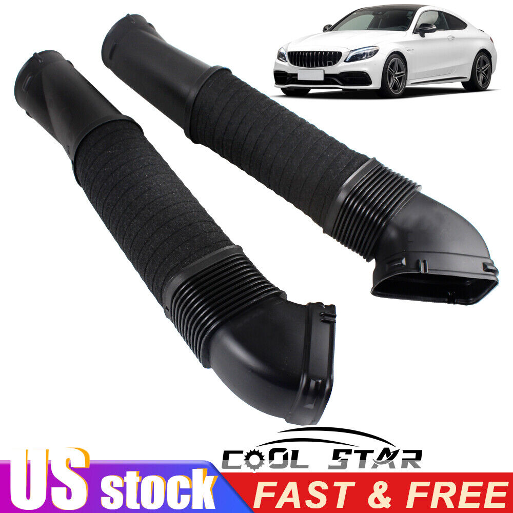 Set Left & Right Side Air Intake Duct Hose for Mercedes W221 W216 S550 CL500
