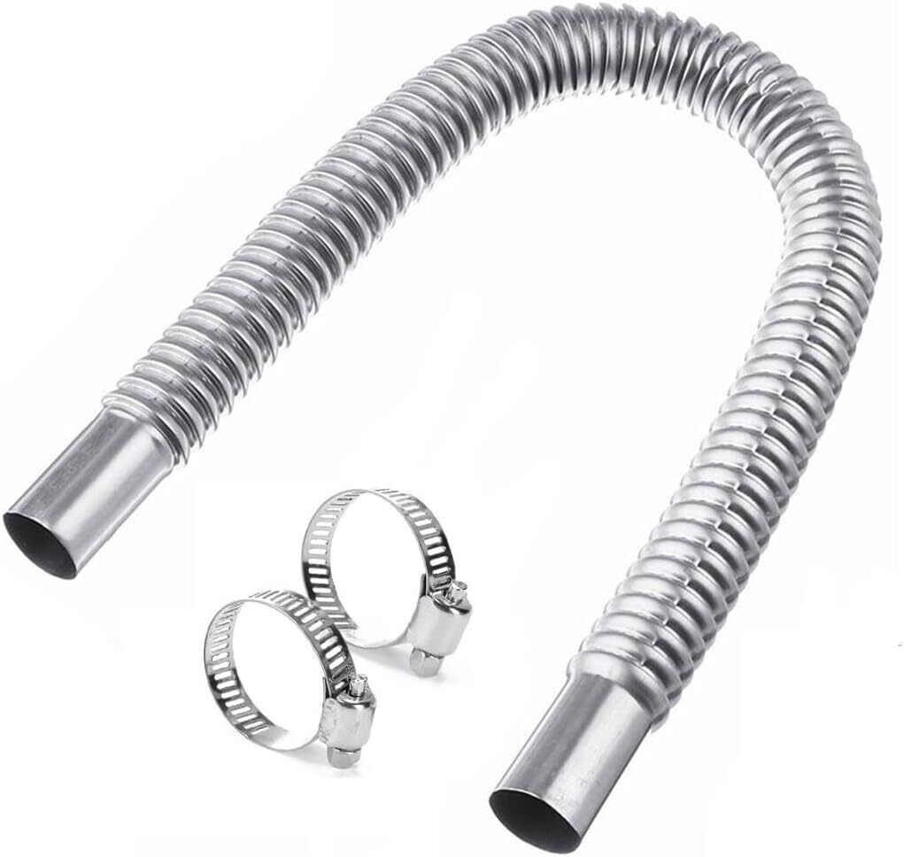 Parking Air Heater Exhaust Pipe Stainless Steel 23.6