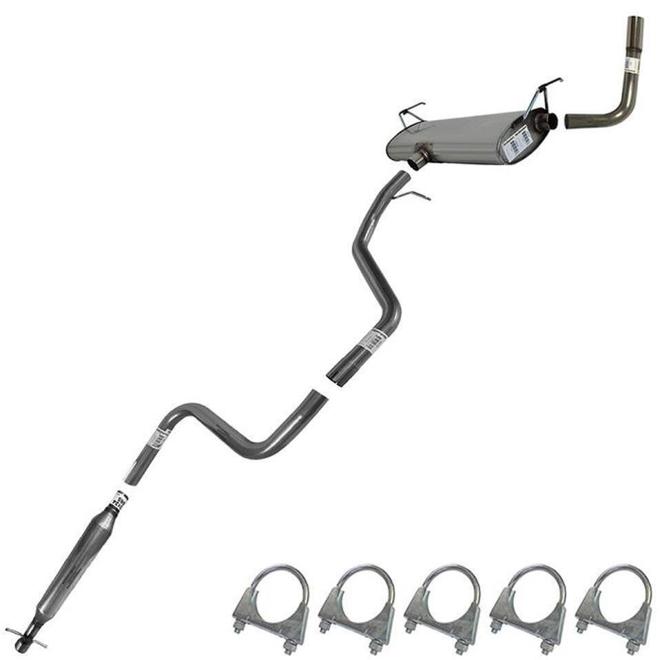 Direct Fit Stainless Steel Exhaust Kit fits: 08 -12 Malibu 07-10 G6 07 - 09 Aura