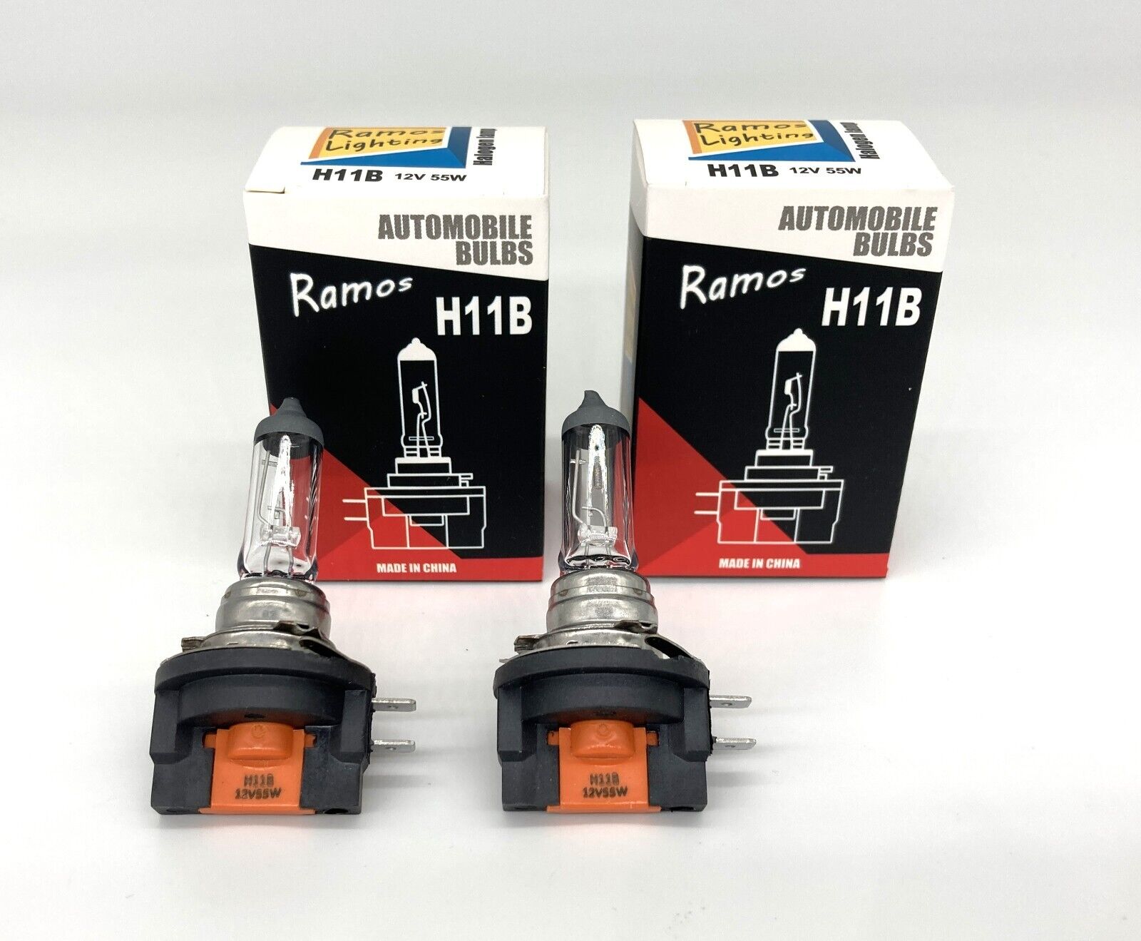 2 Bulbs H11B Bright Halogen 55W Bulbs Headlights Lamps Fast USA Shipping