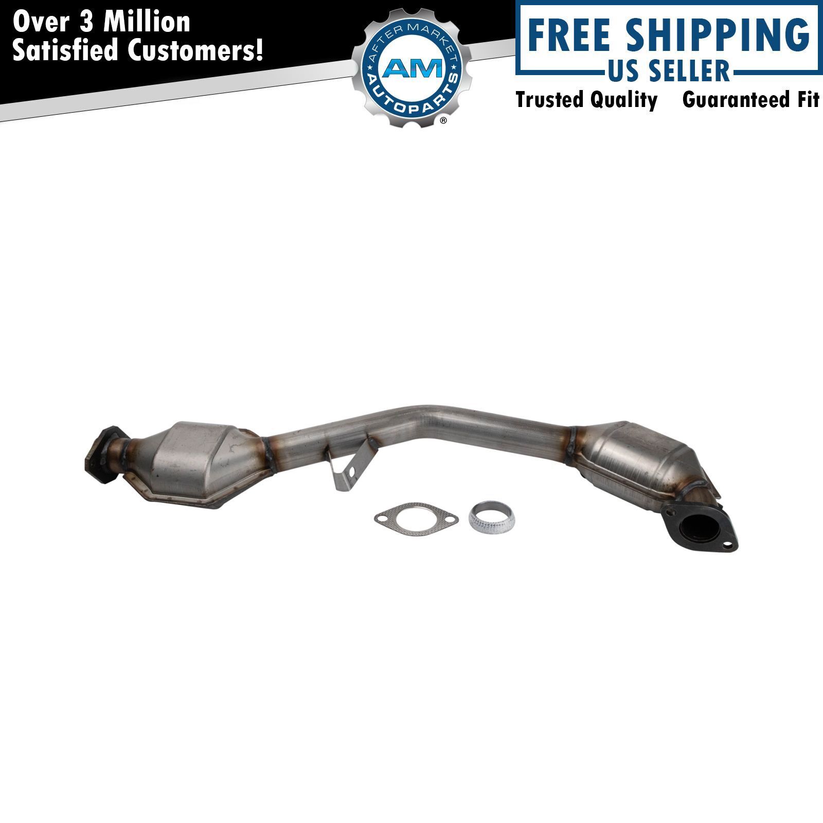 Exhaust Pipe w Dual Catalytic Converters For Subaru Forester Legacy Impreza 2.5L
