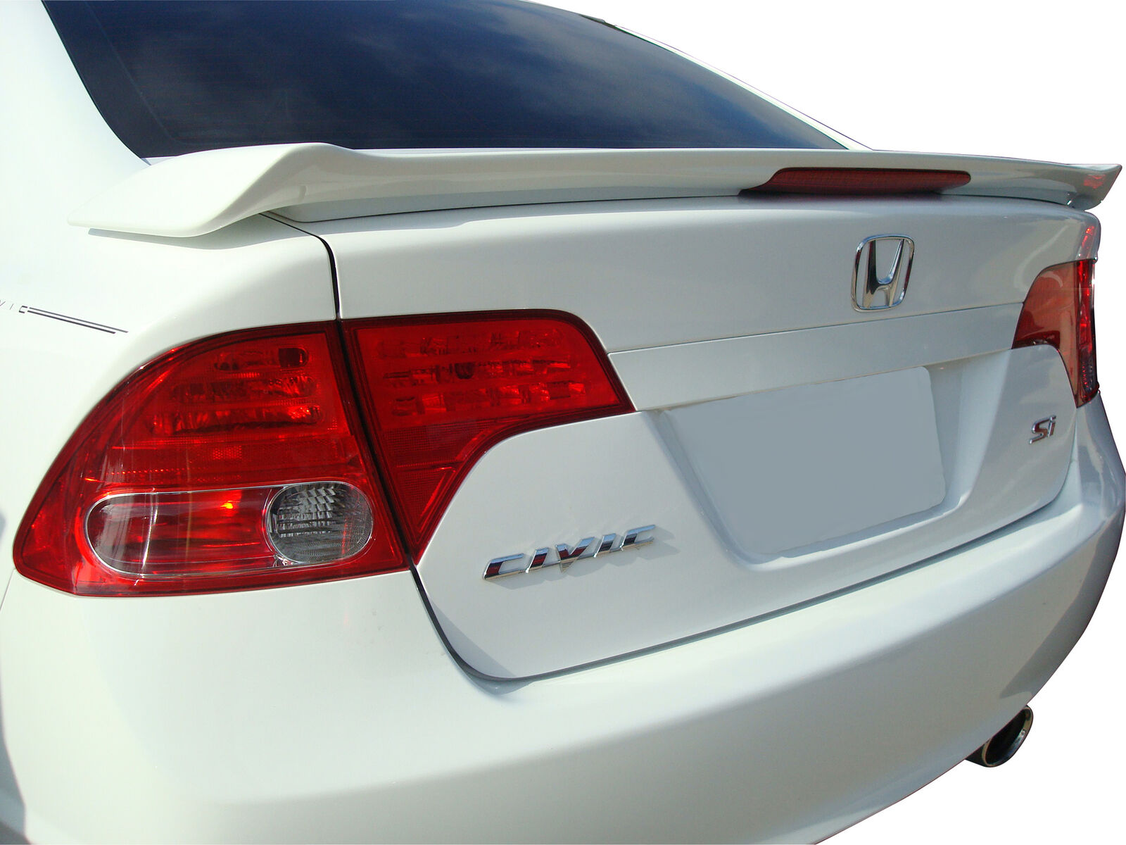 2006-2011 Honda Civic Sedan 4 DR Factory SI Style Painted Rear Spoiler SJ6205