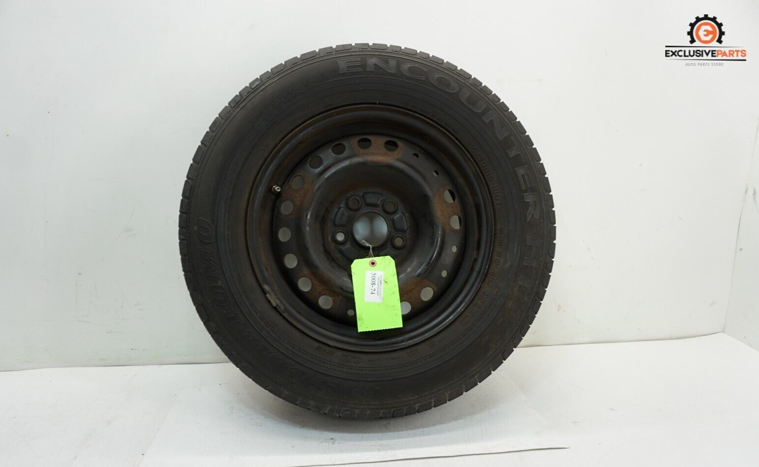 03-11 Honda Element LX OEM Wheel Rim & Tire SUMITOMO 215/70ZR16 100T Black 5008