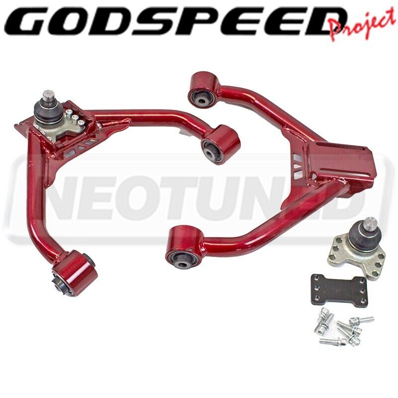 FOR NISSAN 370Z 2009-21 Z34 GODSPEED ADJUSTABLE FRONT CAMBER ARM ALIGNMENT KIT