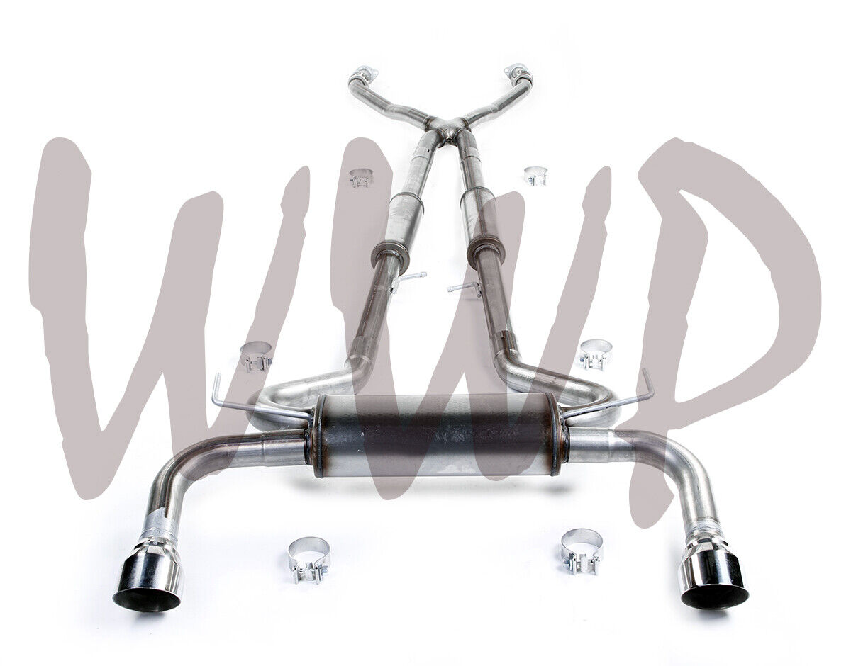 Stainless CatBack Exhaust Muffler System For 14-24 Infiniti Q50 3.0L/3.5L/3.7L