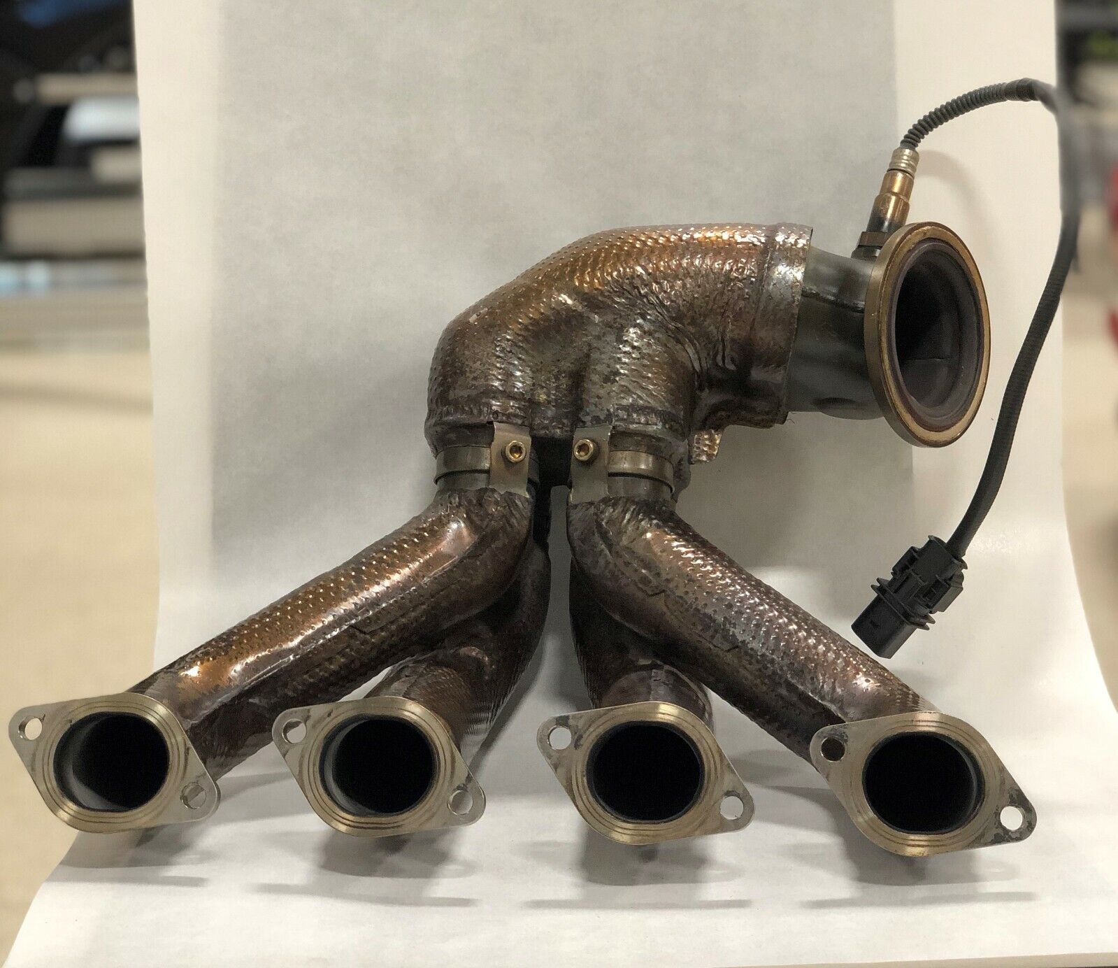RIGHT Pre-Owned Used Ferrari 458 Exhaust Headers with O2 Sensors