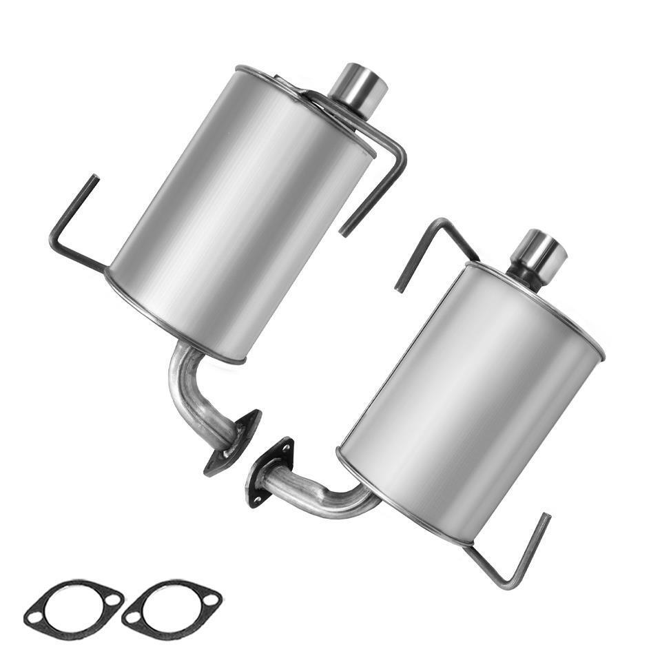 Pair of Replacement Exhaust Mufflers fits: 2009-2013 Forester 2008-2011 Impreza