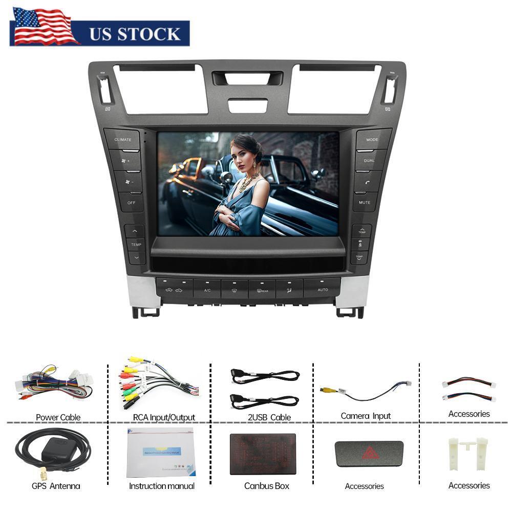 9'' Android 12 1+16G Car Stereo Radio GPS For Lexus LS460 LS460L LS600 2006-2012
