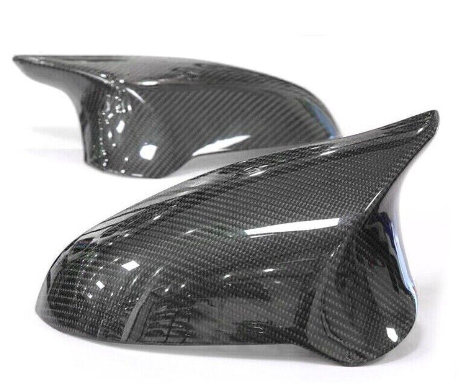 Real Carbon Fiber Side Mirror Cover Housing Shell fit For BMW M2 M3 M4 F80 F83