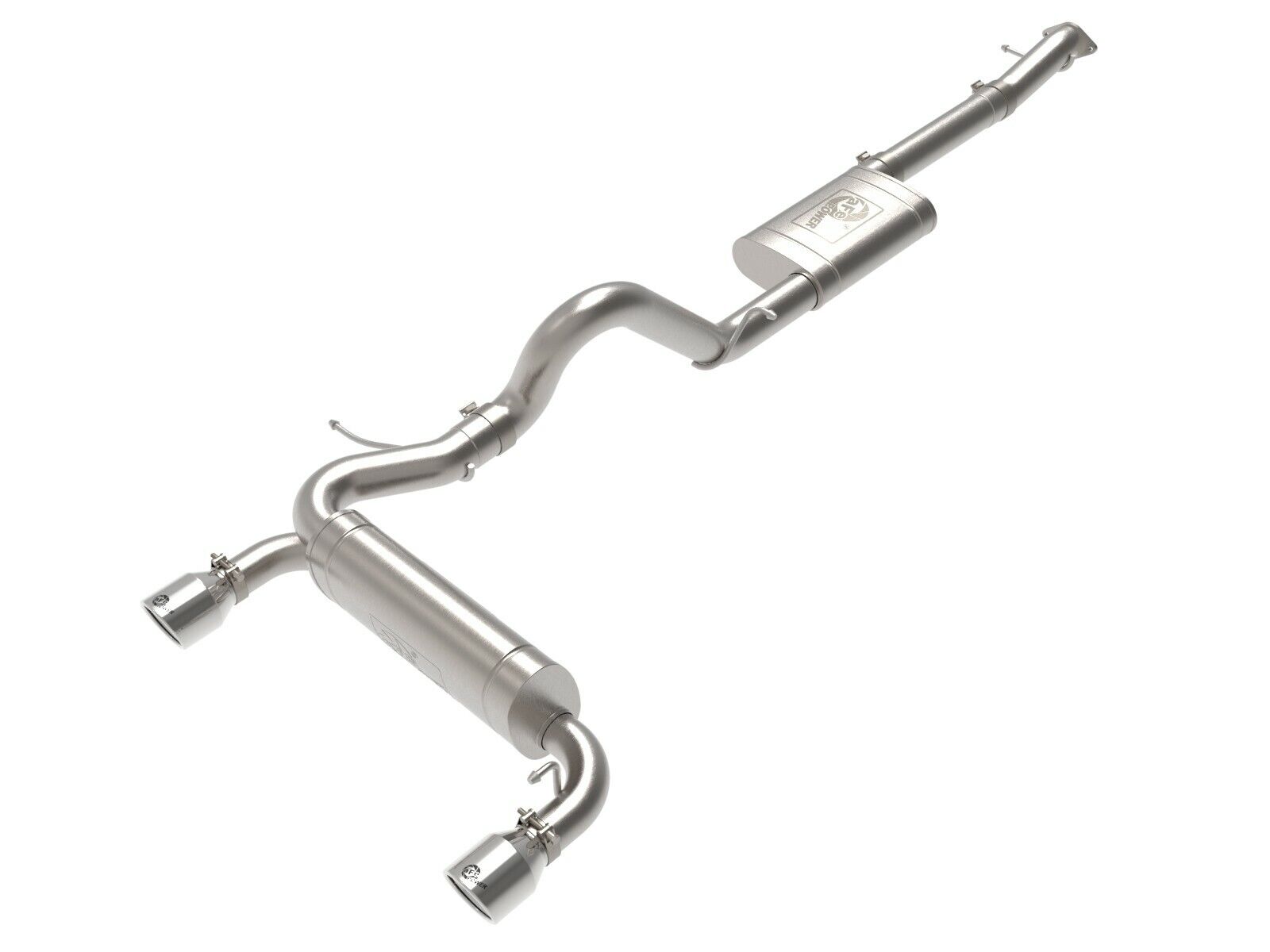 AFE Vulcan Series Stainless Steel Exhaust W/ Polished Tips For 2021+ Ford Bronco