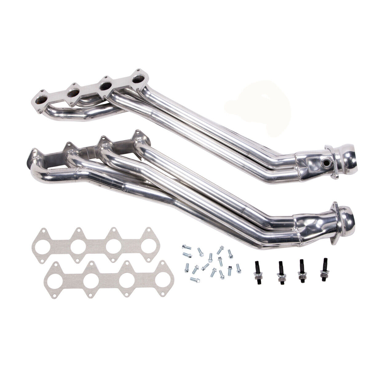 Fits 2005-2010 Mustang GT 1 5/8 Long Tube Exhaust Headers-Silver-16410