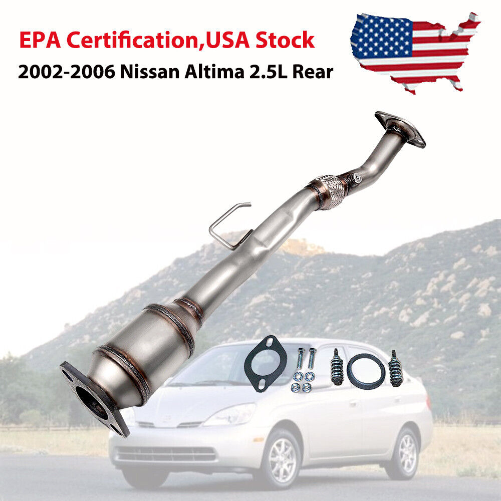 Fit for 2002 - 2006 Nissan Altima 2.5L EPA Catalytic Converter Exhaust Flex Pipe