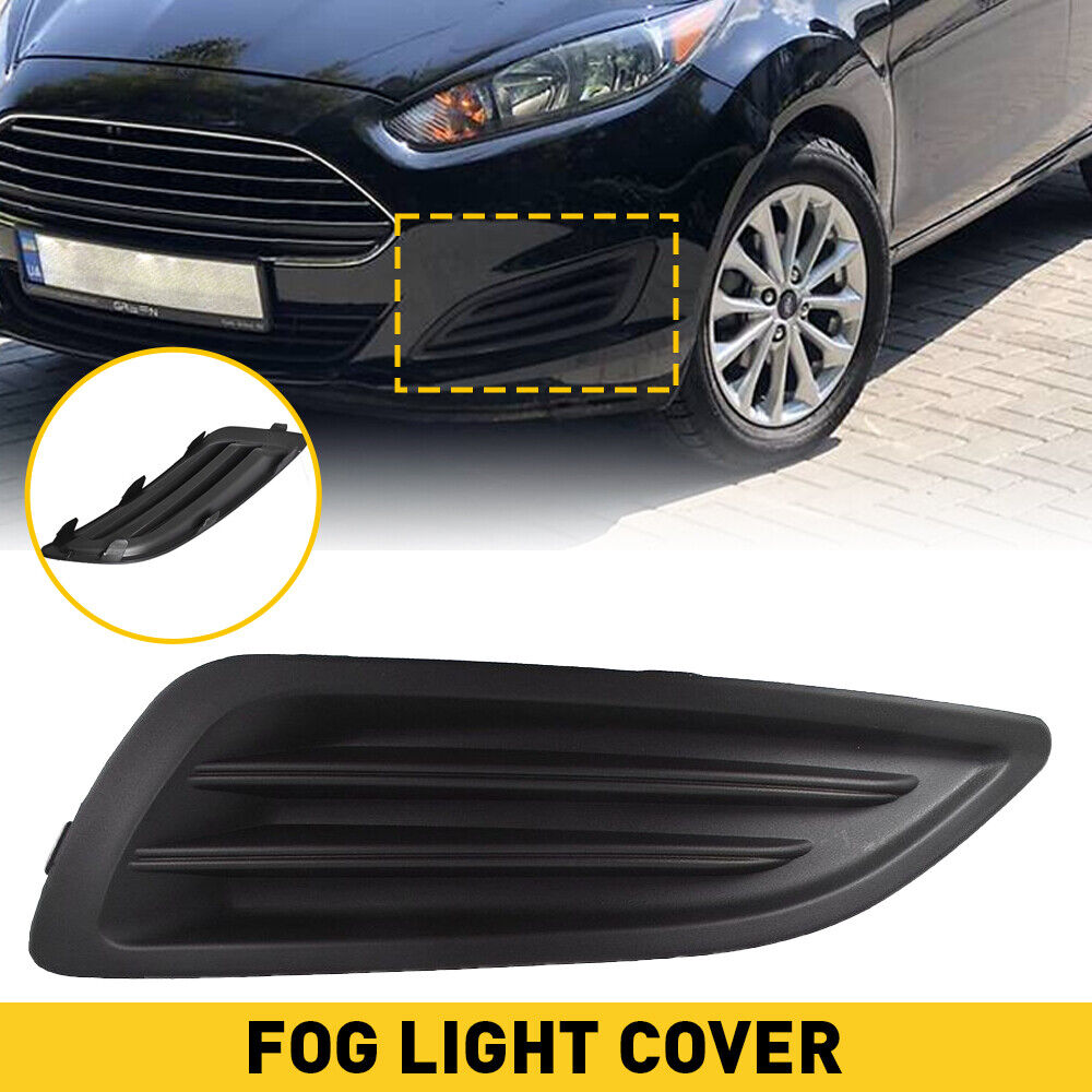 D2BZ15266BA For 2014-19 Ford Fiesta Fog Light Cover Driver Left Side Black LN
