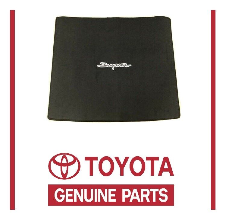 Genuine Toyota New 2020 GR Supra Carpet Cargo Mat Black Script Trunk Toyota