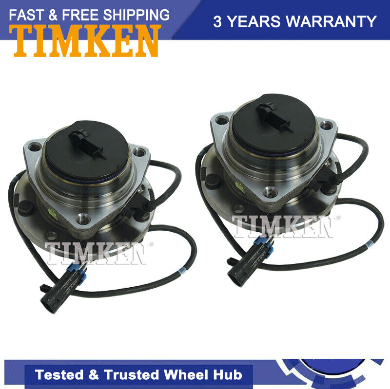 TIMKEN 2 Front Wheel Bearing Hub for 4X4 97-04 Chevy S10 Blazer GMC Jimmy Sonoma