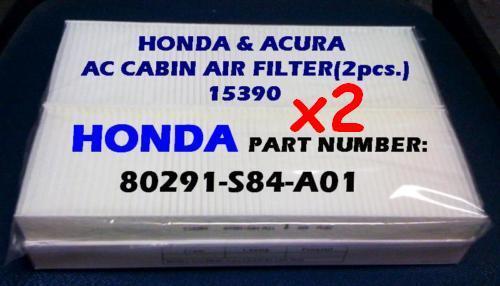 x2 double pack For HONDA Accord ACURA 3.2CL 3.2TL CABIN AIR FILTER + fast ship