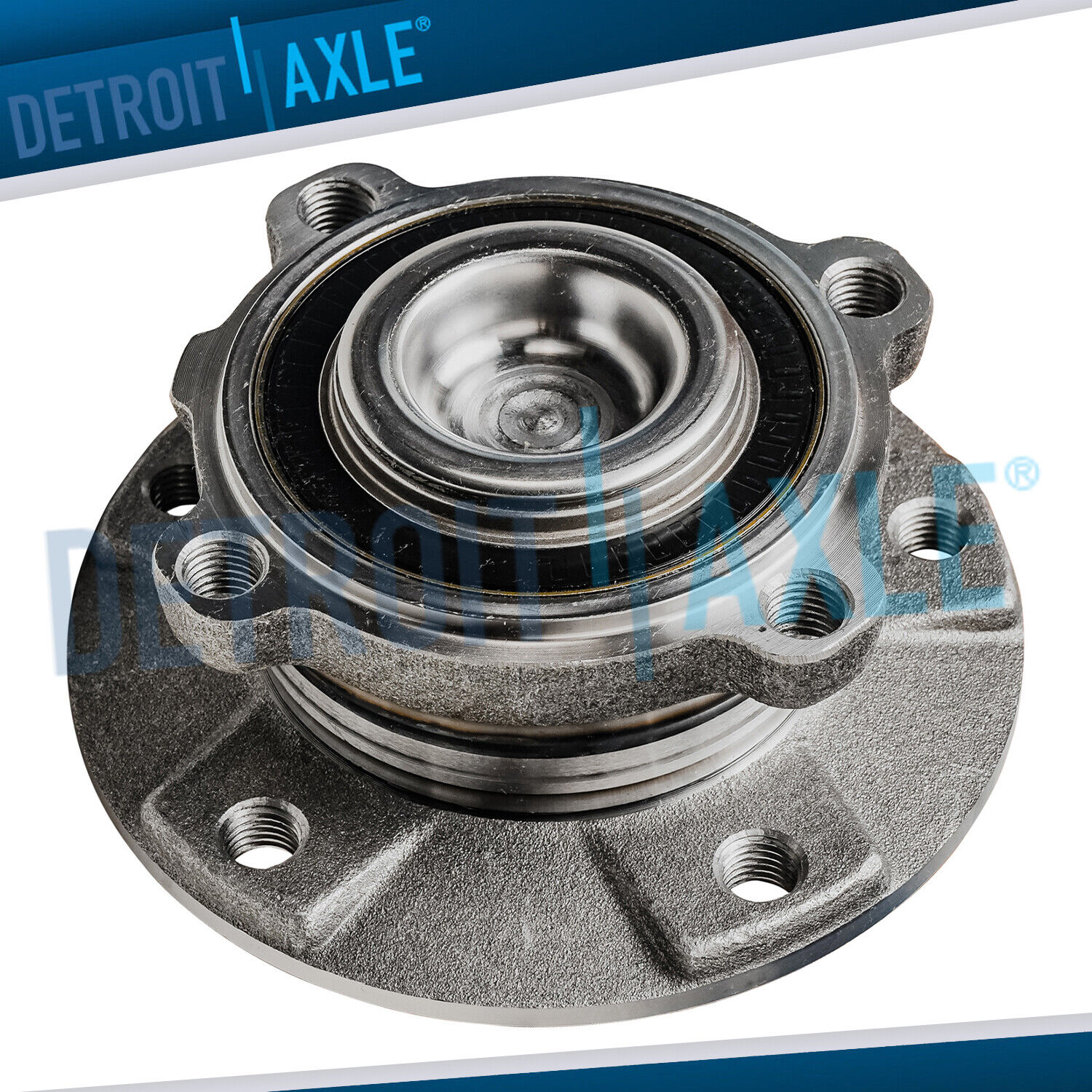 NEW Front Driver or Passenger Complete Wheel Hub and Bearing Assembly for BMW