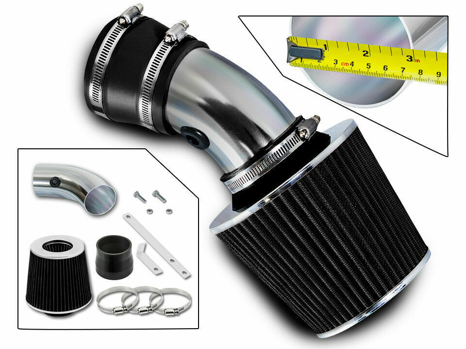Short Ram Air Intake Kit + BLACK Filter for 97-05 Buick Park Ave / Regal 3.8L V6