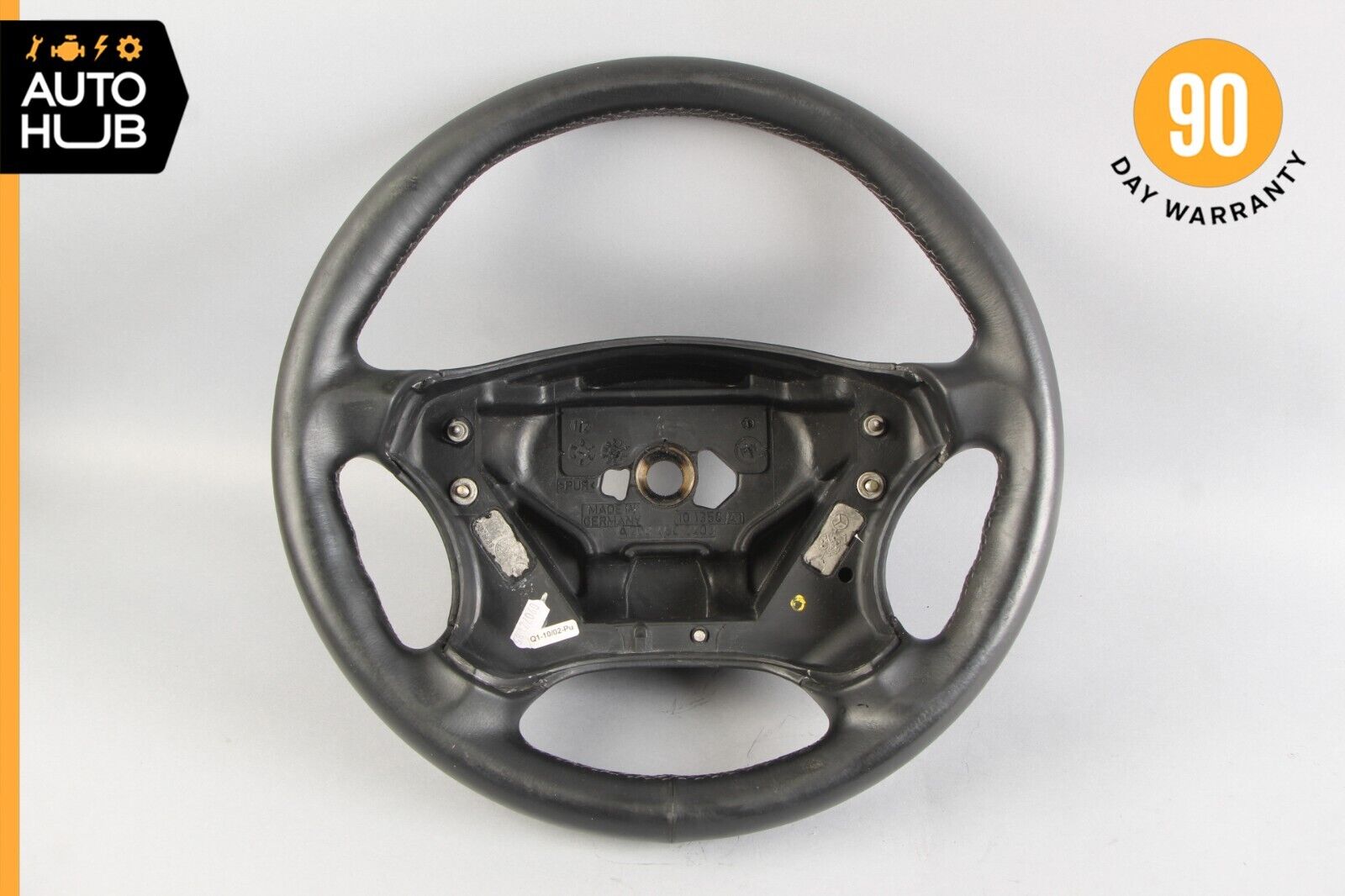 02-04 Mercedes W203 C32 AMG Steering Wheel 2034602403 Black OEM