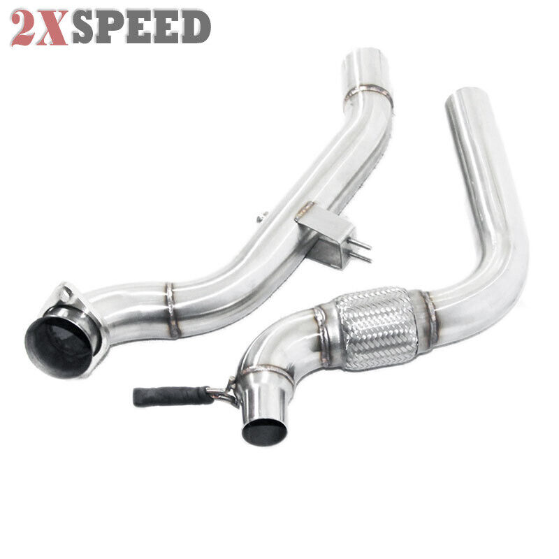 For 15-16 Ford Mustang Ecoboost 2.3T SS Catless Exhaust Exhaust Downpipe 3\