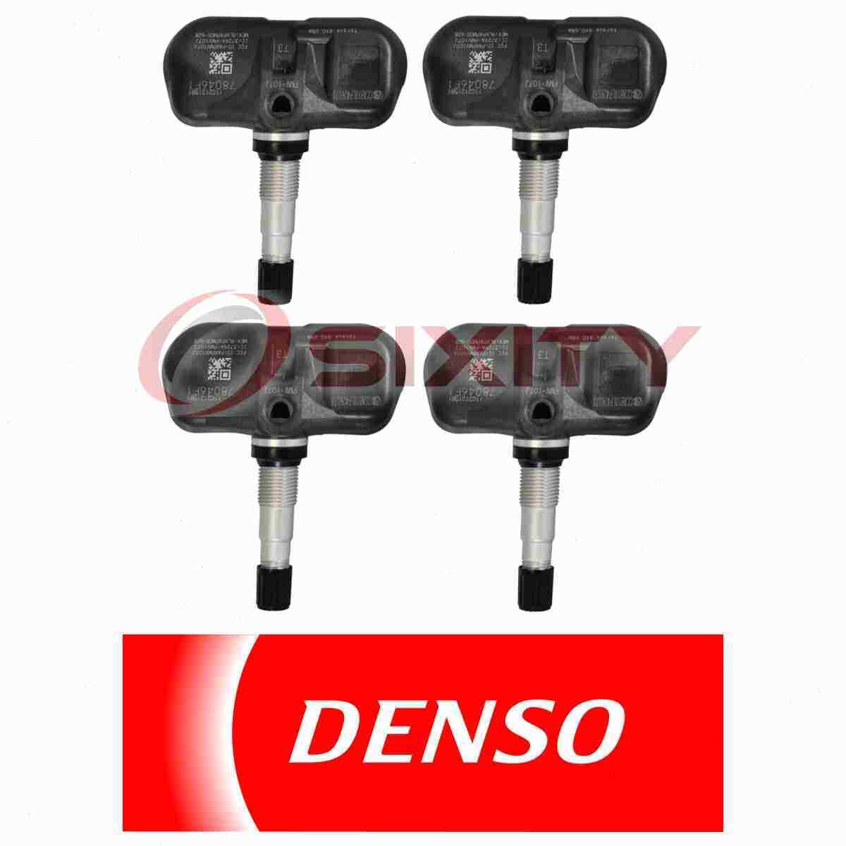 For Lexus IS250 DENSO 4 pc Tire Pressure Monitoring System Sensors 2006-2012 v5