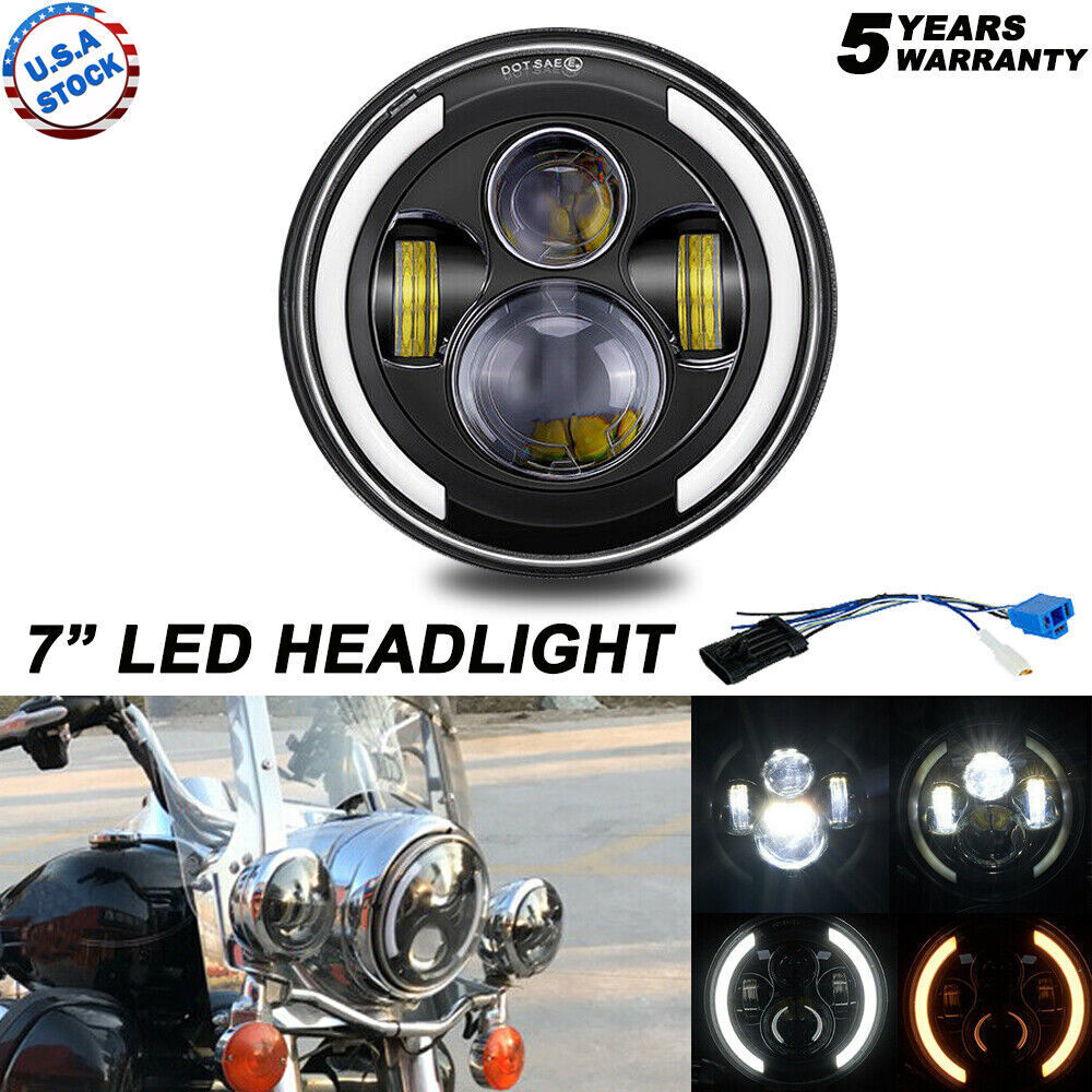 LED Headlight For Harley Motorcycle 7\