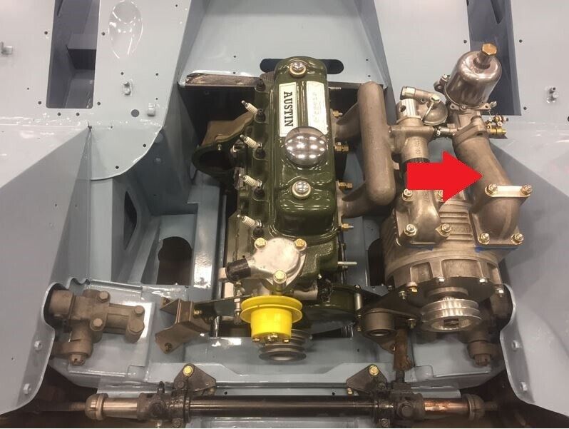 Shorrock c75b Supercharger Carburettor Manifold MG Sprite Midget