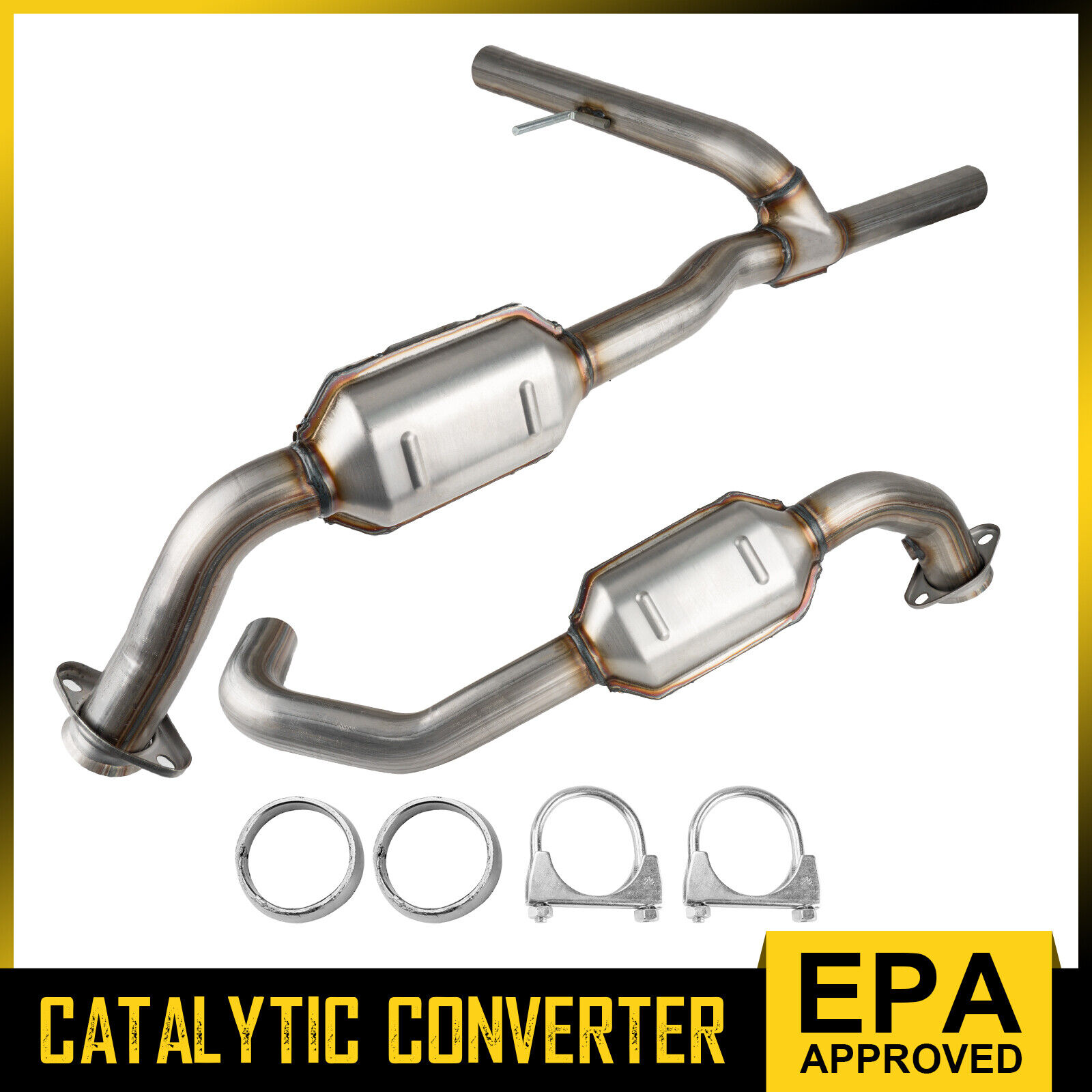 Catalytic Converter Left and Right Side For 2004-2007 2008 Ford F-150 RWD 4.6L 