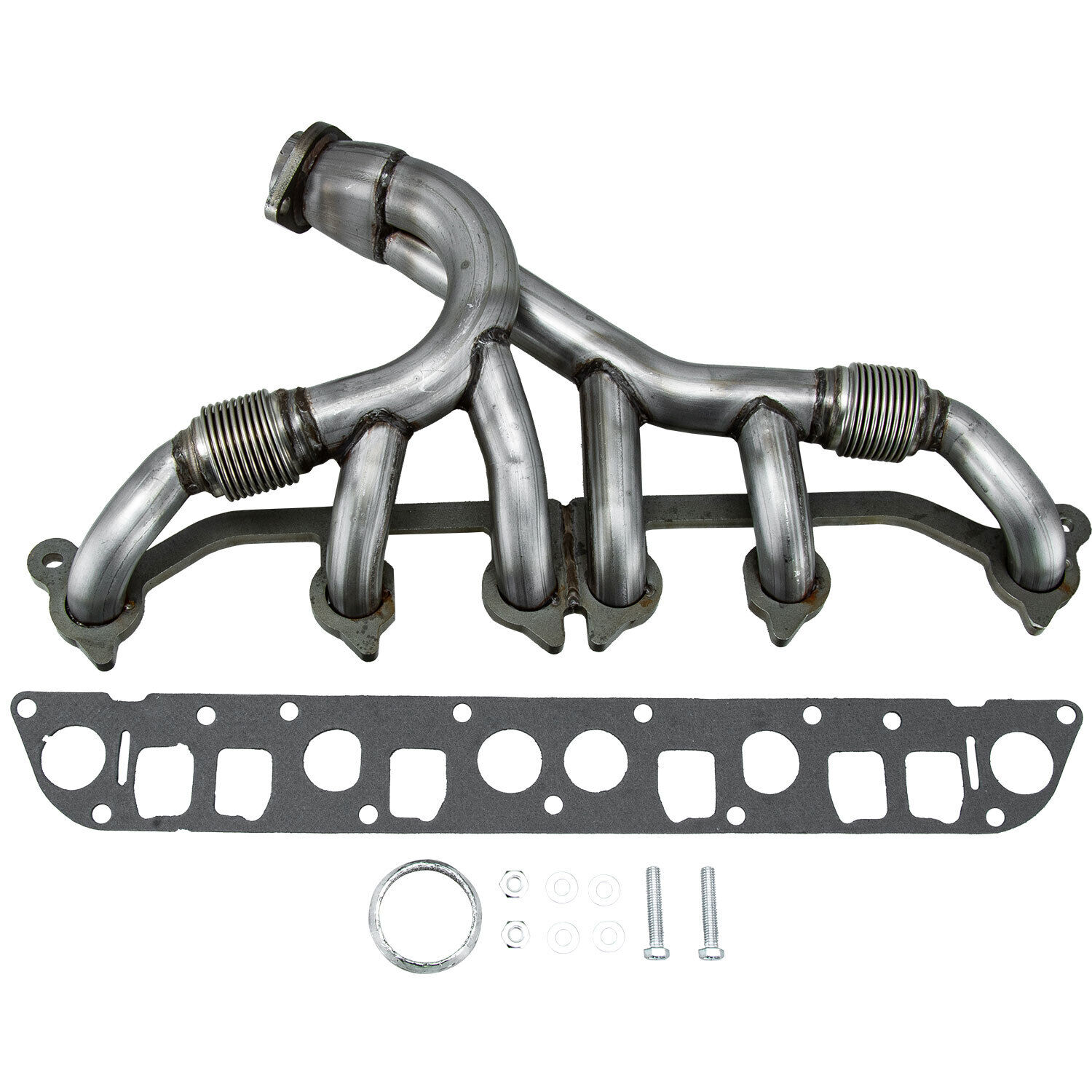 Stainless Steel Exhaust Manifold For Jeep Grand Cherokee Wrangler 4.0L V6 91-99