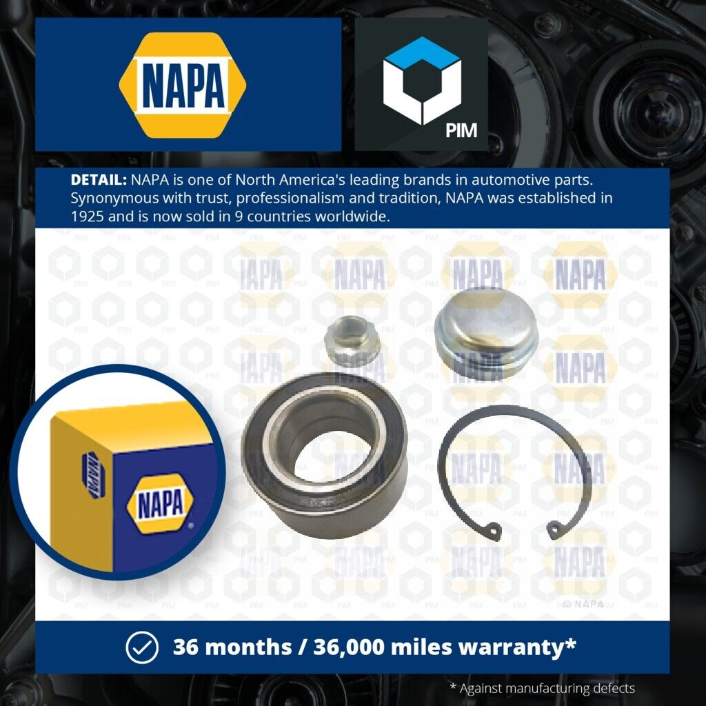 Wheel Bearing Kit Front PWB1251 NAPA 1689810627 4149810127 Quality Guaranteed