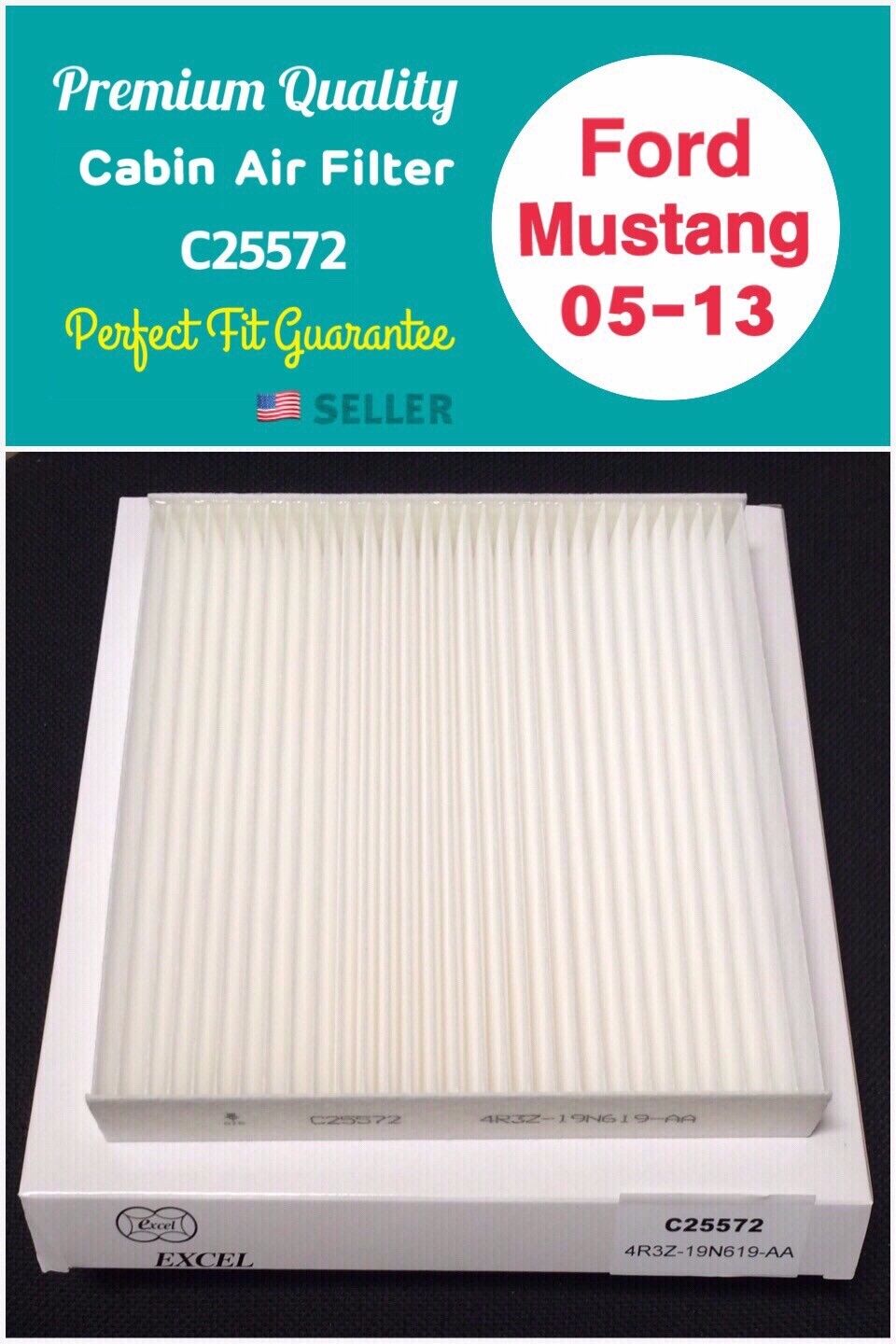 C25572 AC CABIN AIR FILTER for 2005-2014 Ford Mustang Fast ship Us seller\(^_^)/