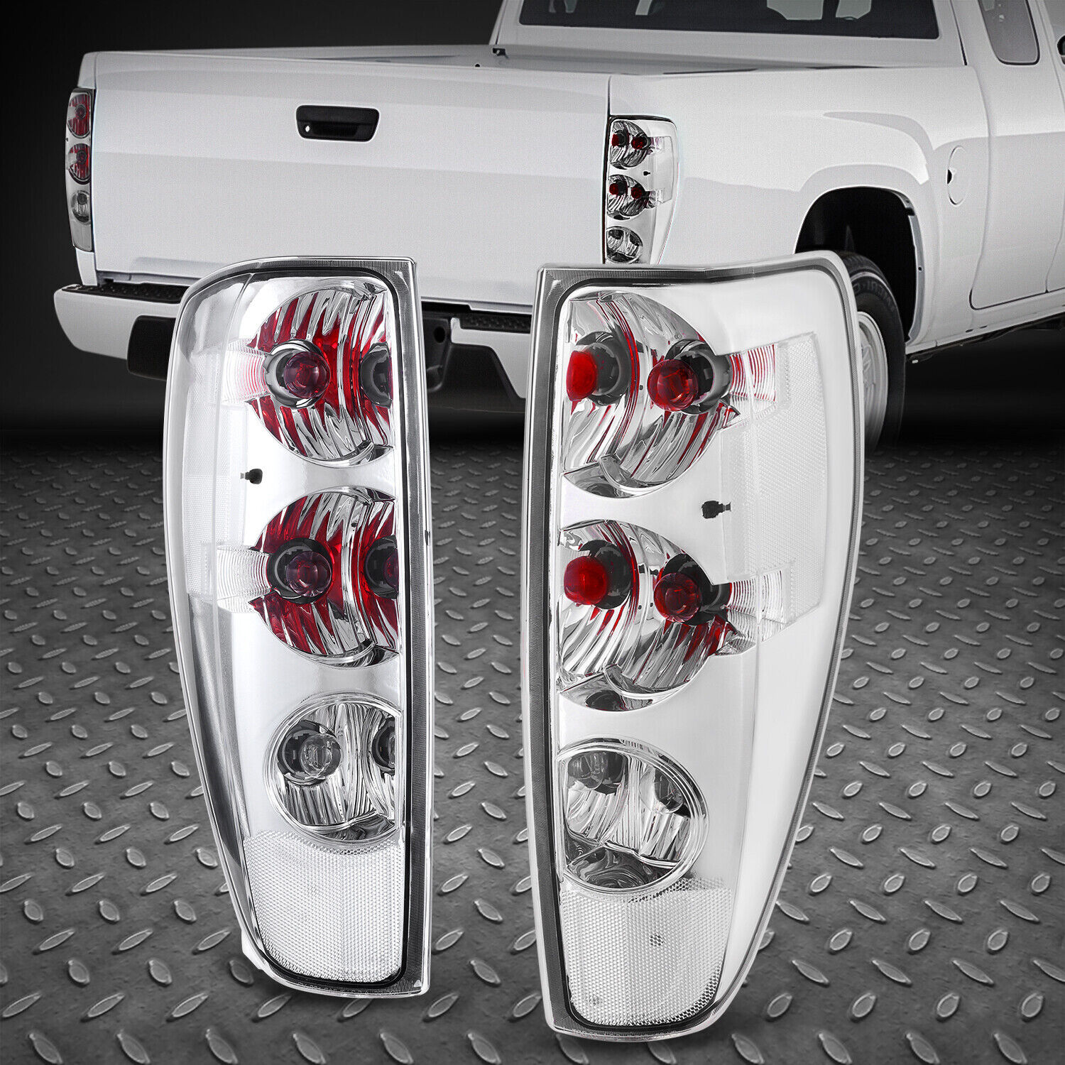 For 04-12 Chevy Colorado GMC Canyon OE Style Clear Lens Tail Light Brake Lamps