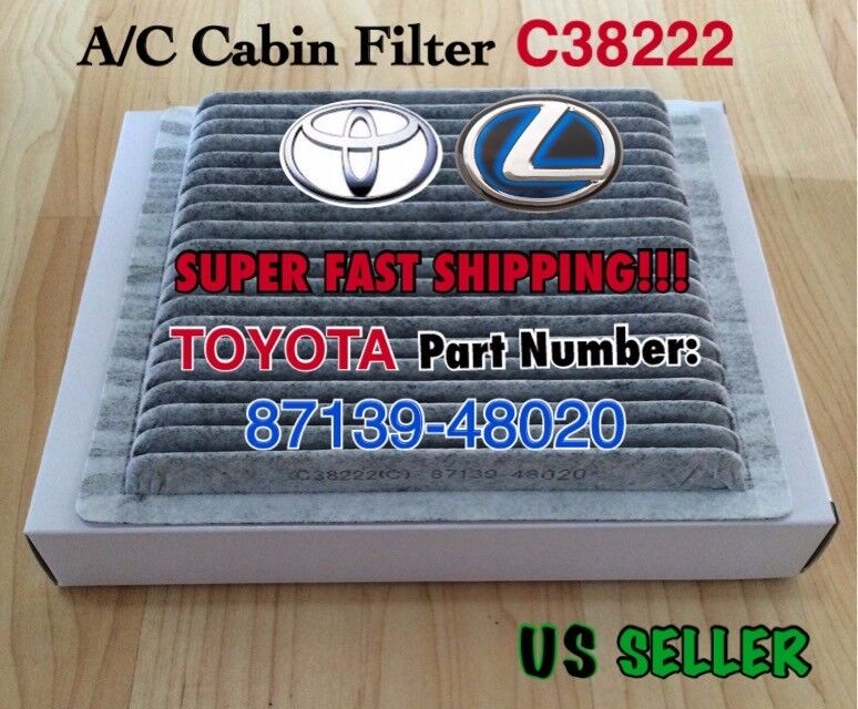 CARBONIZED CABIN FILTER For Lexus IS300&RX300 And TOYOTA 01-07 Highlander   