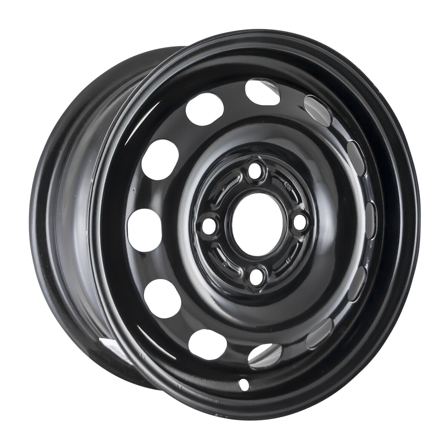 Refurbished 14x5.5 Painted Black Wheel fits 1995-2000 Ford Contour 560-03114