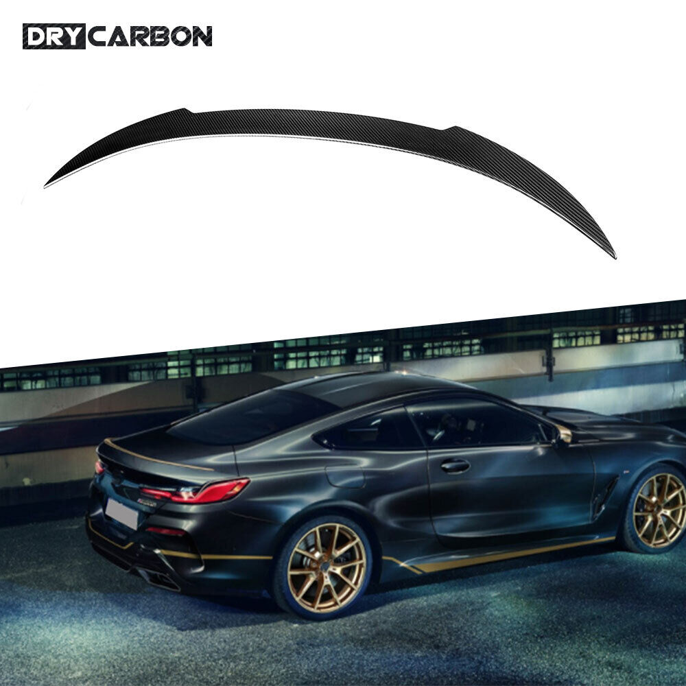 Dry Carbon Rear Trunk Spoiler Wing Lip For BMW 8Series G15 840i M8 Coupe 2020+