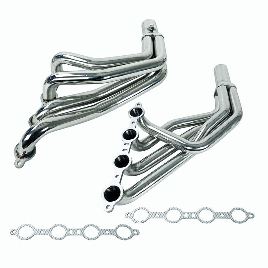 LS Swap Long Tube Manifolds Headers For 1979-2004 Fox Body Ford Mustang 4.8/5.3L