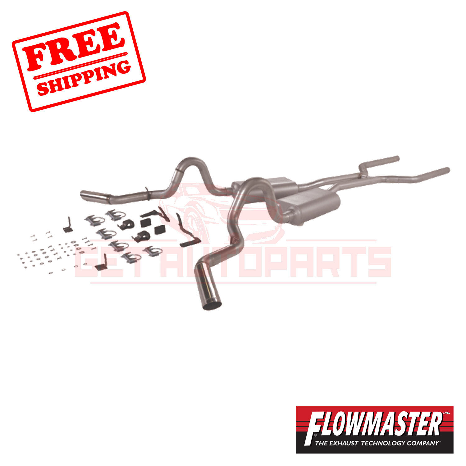FlowMaster Exhaust System Kit for Chevrolet El Camino 64-67