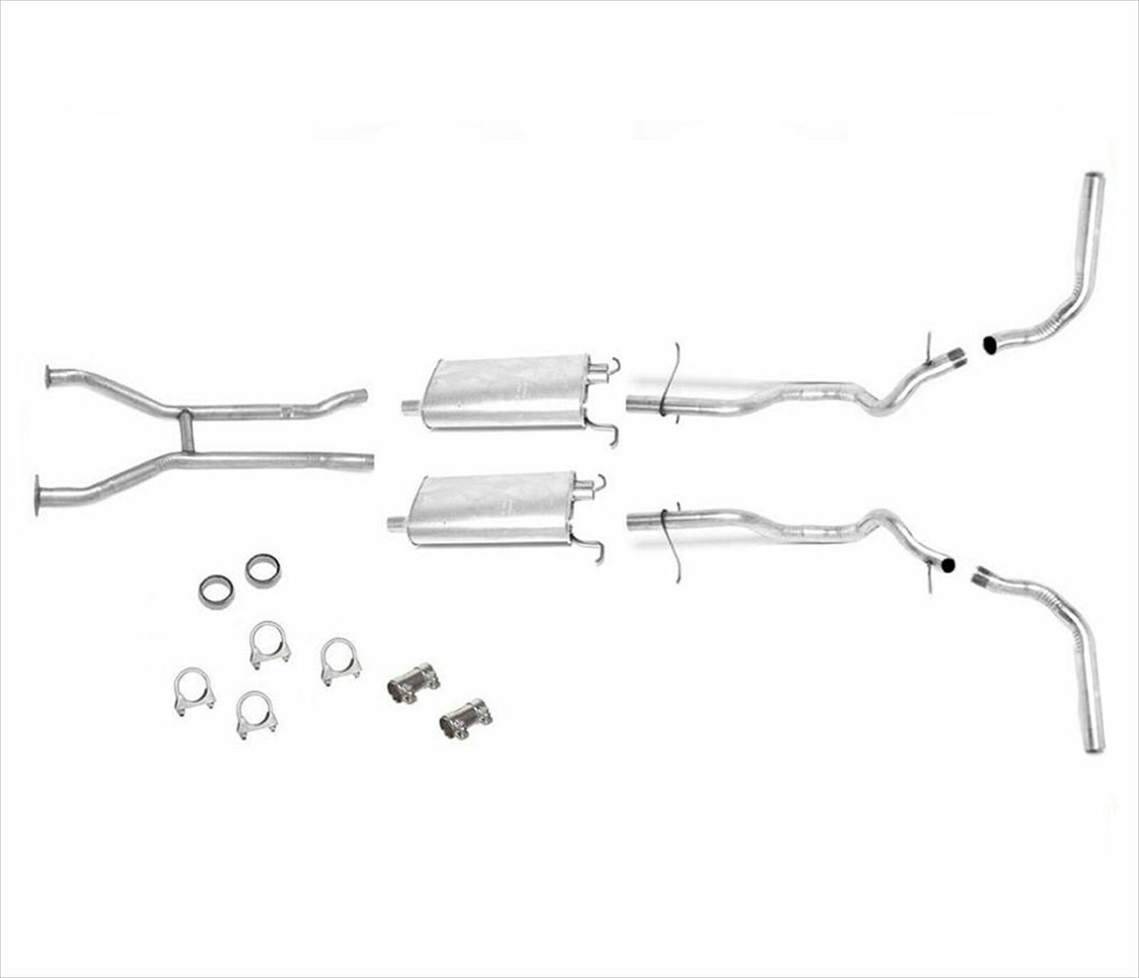 Fits 1995-1997 Grand Marquis & Ford Crown Victoria Dual Muffler Exhaust System
