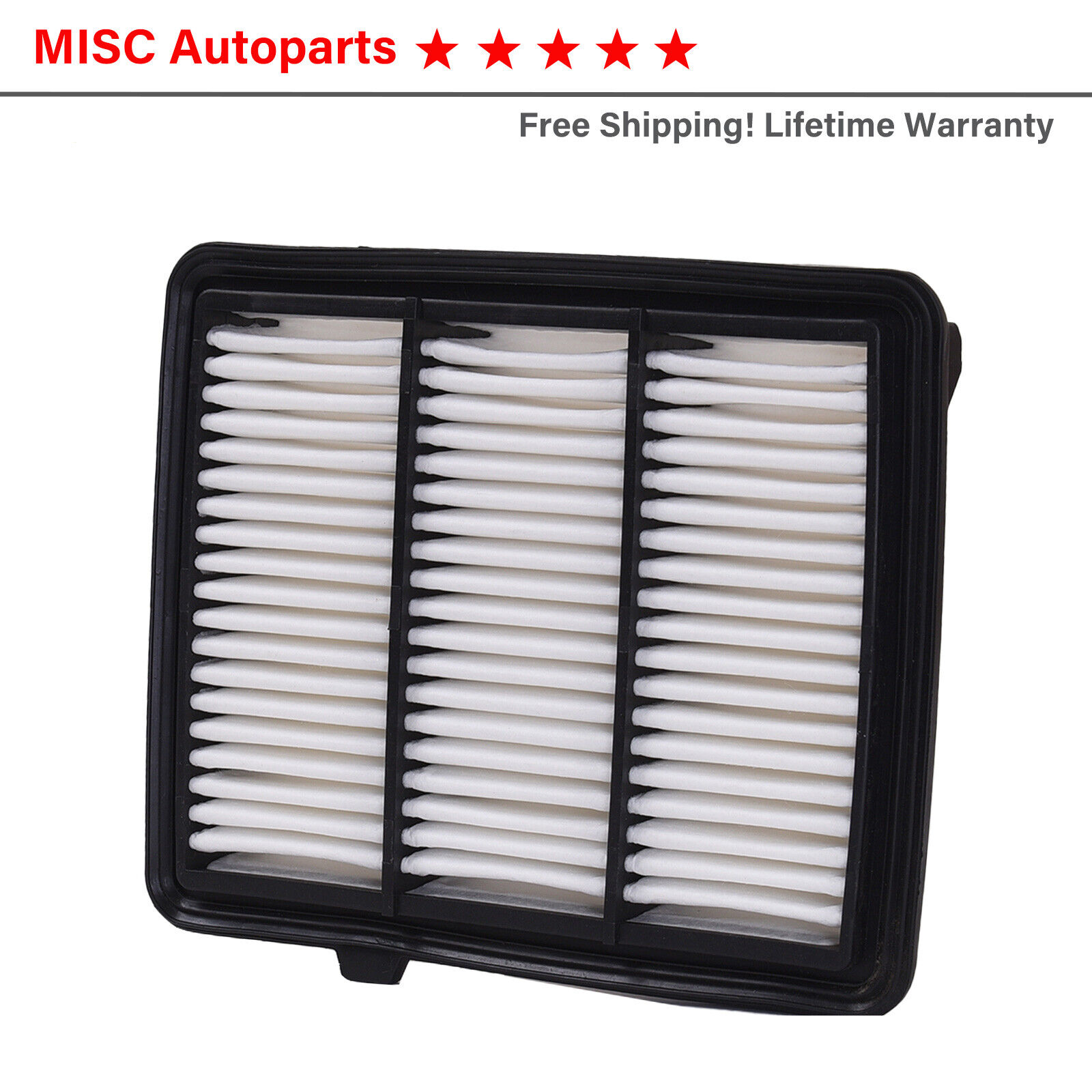 Engine Air Filter for 18-21 Honda Accord L4 1.5L Turbo Only 172206A0A00