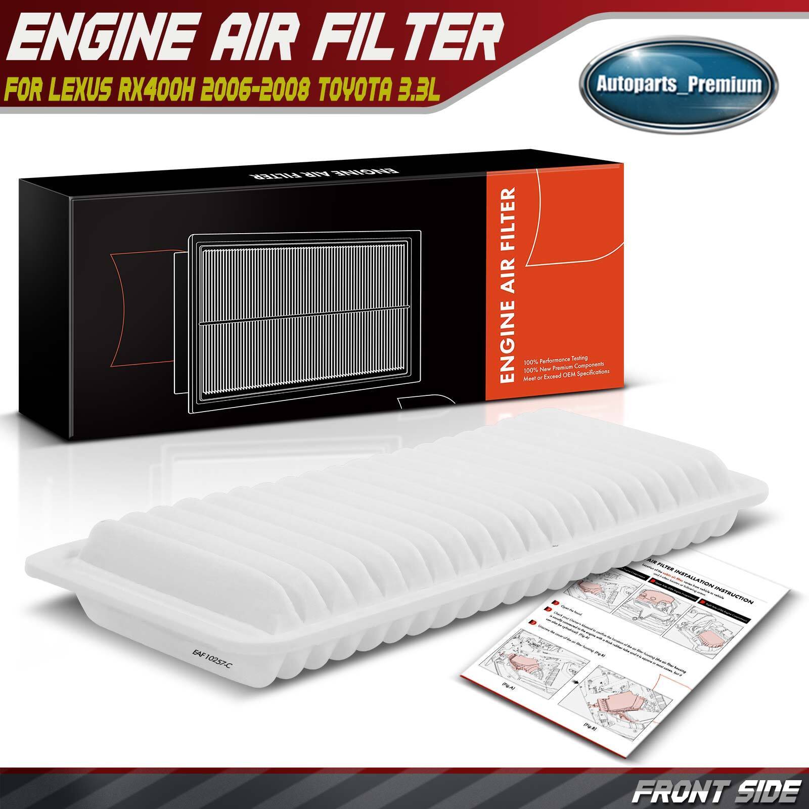 Engine Air Filter for Toyota Highlander 2006-2010 Lexus RX400h	2006-2008 V6 3.3L
