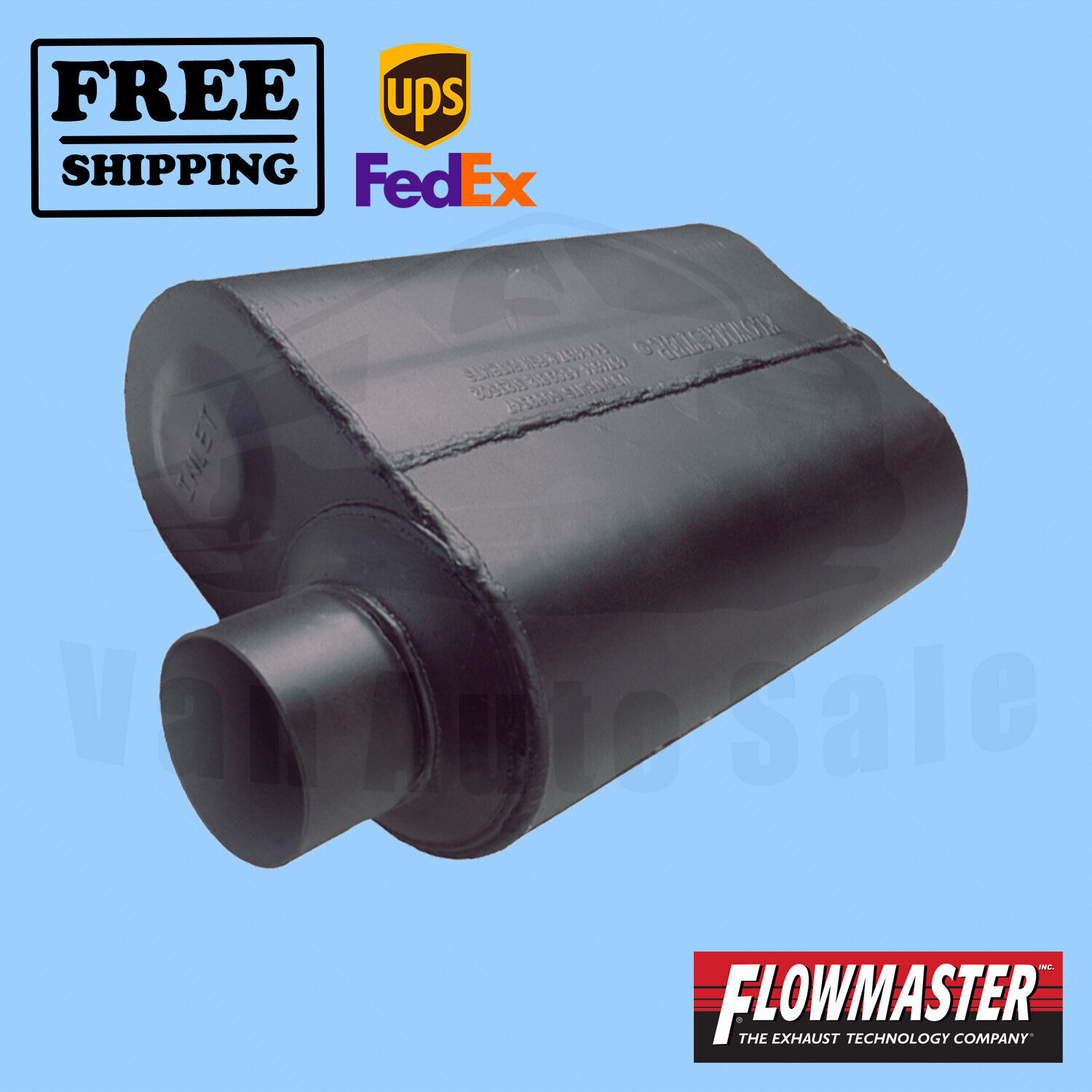 Exhaust Muffler FlowMaster for 1970-1974 Plymouth Barracuda