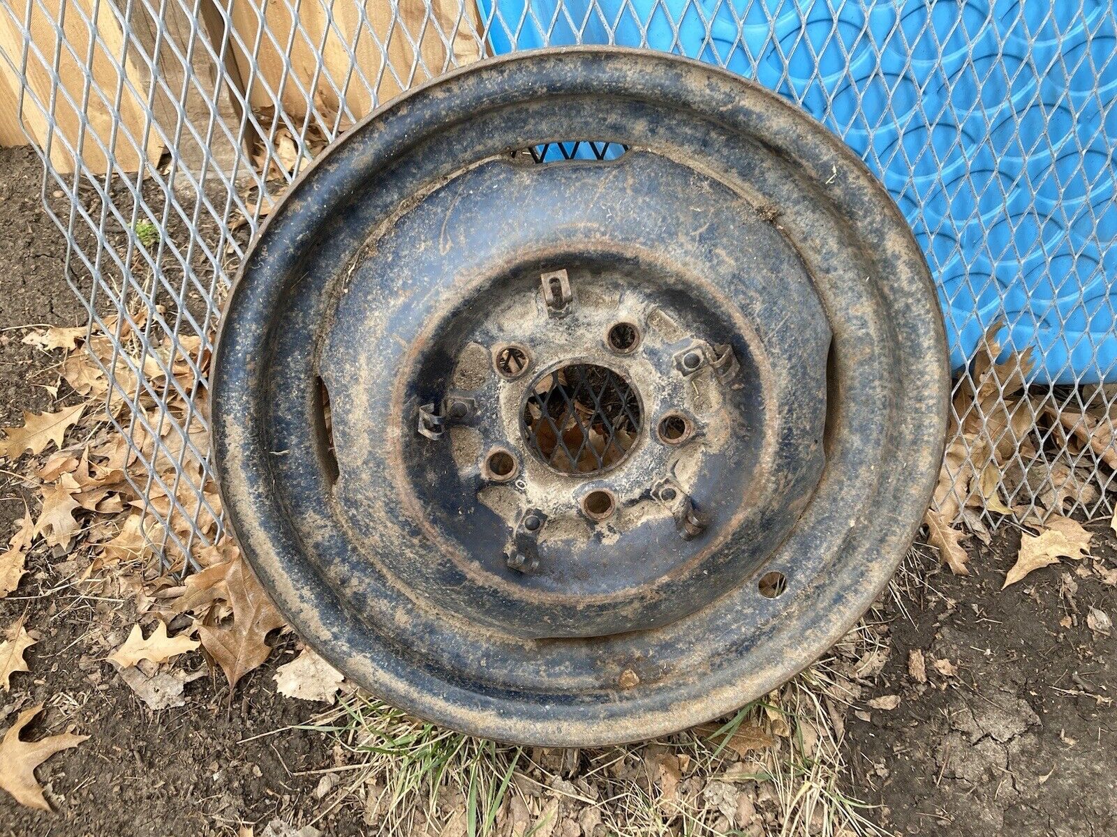 15 Inch 4.5 X 5 Steel Wheel.  4.5 Inches Wide Antique Classic Car