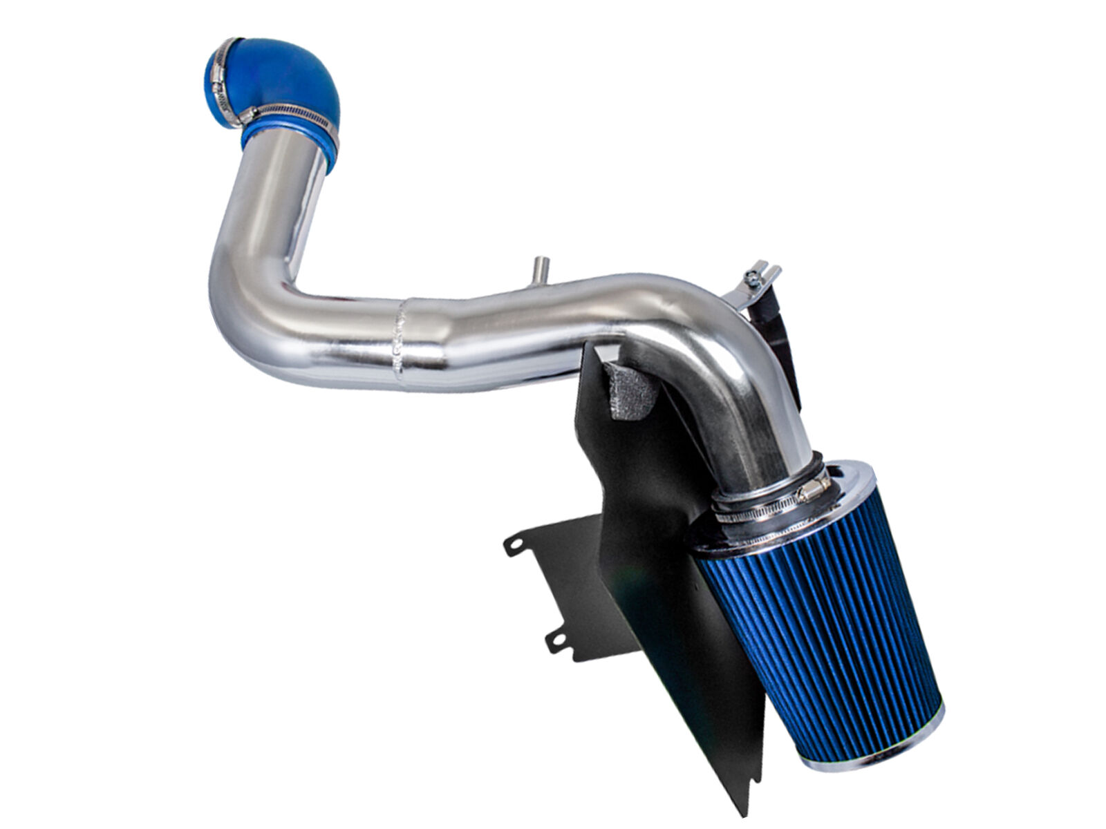 Cold BLUE Air Intake Kit + Heat Shield For CHEVY 98-03 S10 PICKUP 2.2L L4