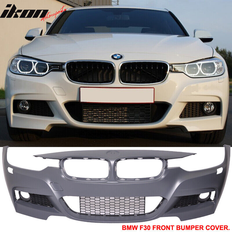 Fits 12-18 BMW F30 M-Tech M Sport Front Bumper Conversion w/ Fog Light Cover -PP